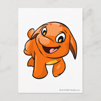 Carte Postale Poogle Orange