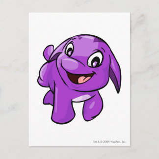Carte Postale Poogle violet