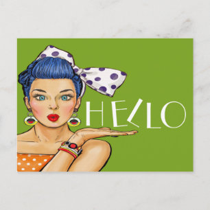 Carte postale Pop Art