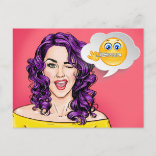 Carte postale Pop Art