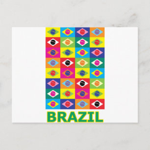 Carte Postale Pop Art Brésil