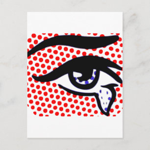 Carte Postale Pop Art Eye