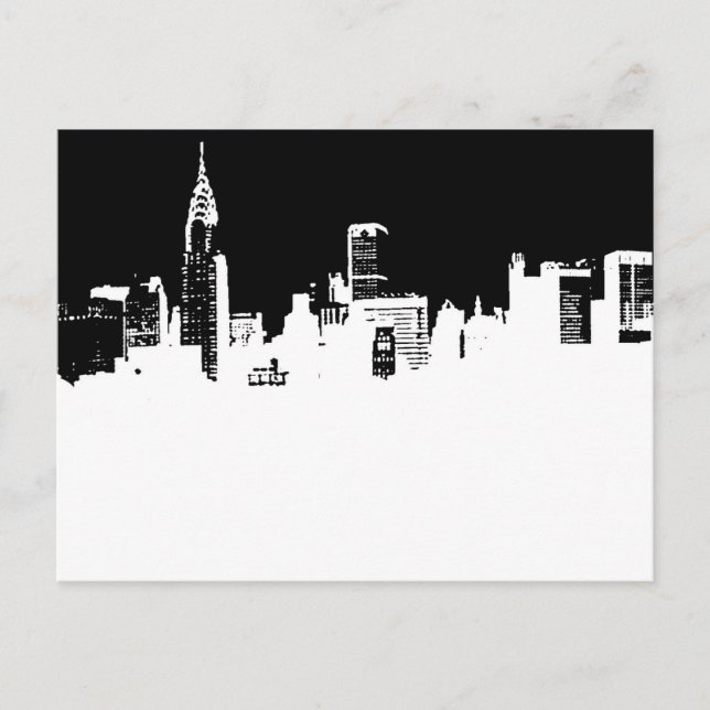 Carte postale Pop Art New York City Panorama (Devant)