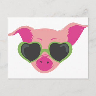 Carte Postale Pop art Piggy