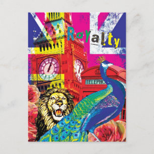 Carte Postale Pop Art Pourcentage britannique