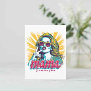 Carte Postale Pop Art Retro Personnalisé (5)