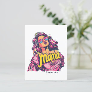 Carte Postale Pop Art Retro Personnalisé (6)
