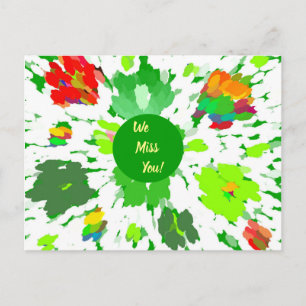 Carte postale Pop Art Watercolor