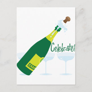 Carte Postale Pop Le Champagne