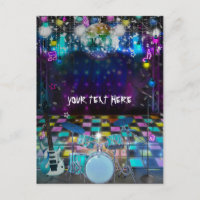 Pop Rock Star Anniversaire Dance Party Merci