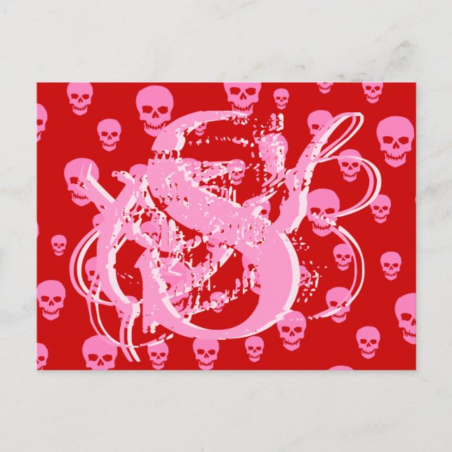 Carte Postale Pop Skuls (Devant)