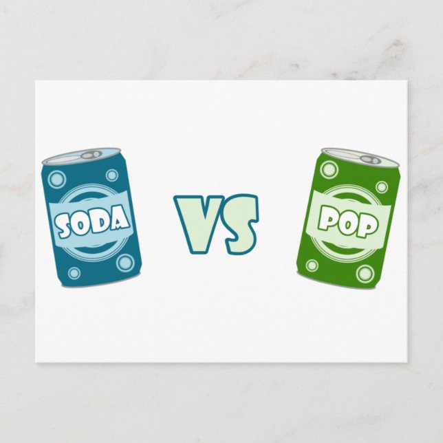 Carte Postale Pop vs Soda (Devant)