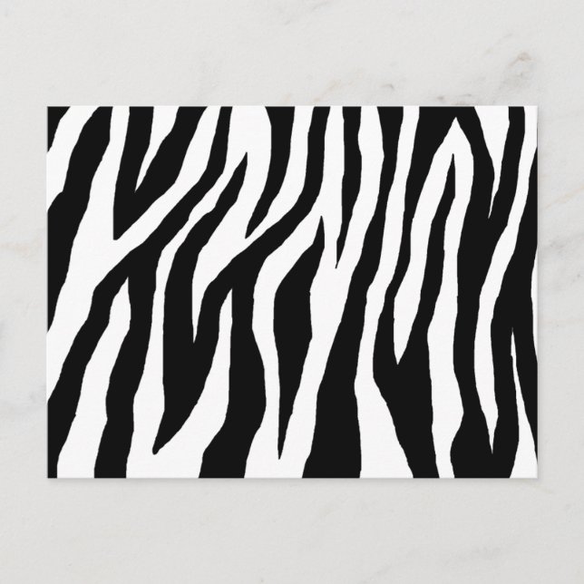 Carte Postale Pop Zebra (Devant)