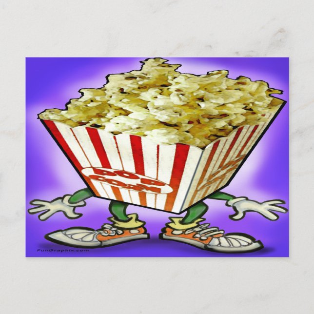 Carte Postale Popcorn (Devant)