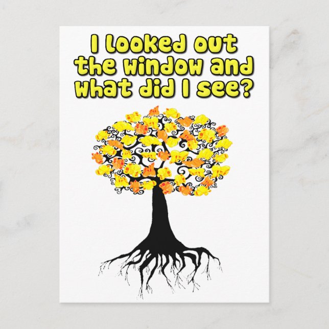 Carte Postale Popcorn Popping Sur L'Apricot (Devant)