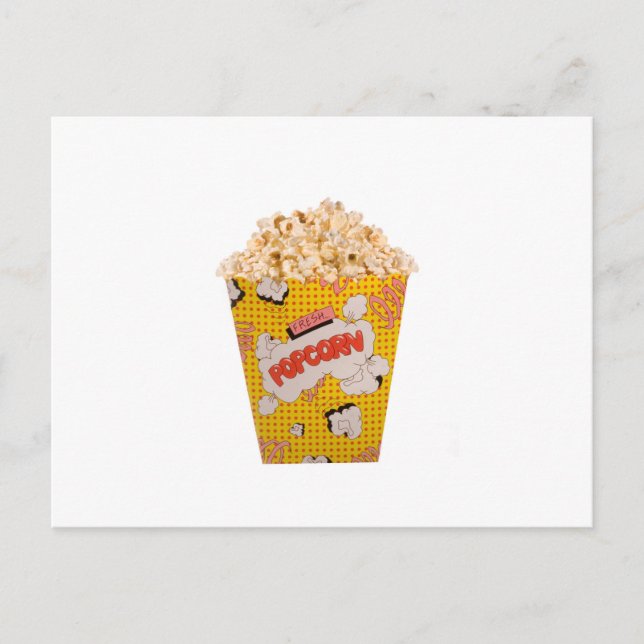 Carte Postale Popcorn rétro - Couleur (Devant)