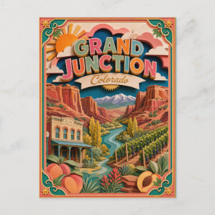 Carte Postale PopCut États Grand Junction Colorado Art Papier