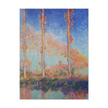 Poplars, automne, effet rose par Claude MonPostcar