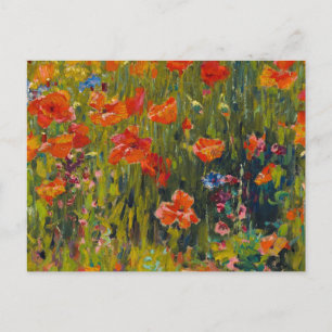 Carte Postale Poppies Robert Vonnoh