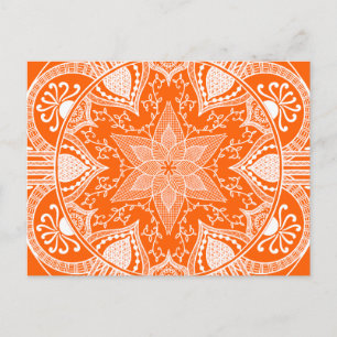 Carte Postale Poppy Mandala