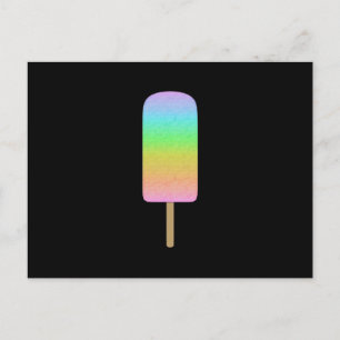 Carte Postale Popsicle arc-en-ciel