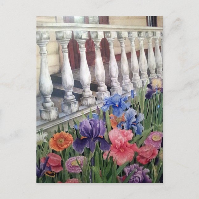 Carte Postale Porche d'été (Devant)