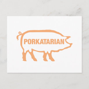 Carte Postale porkatarien