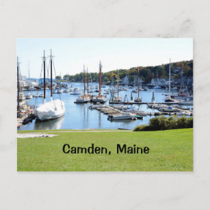 Carte Postale Port à Camden, Maine