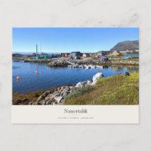 Port coloré de Nanortalik en été
