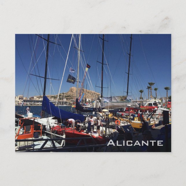 Carte Postale Port d'Alicante (Devant)