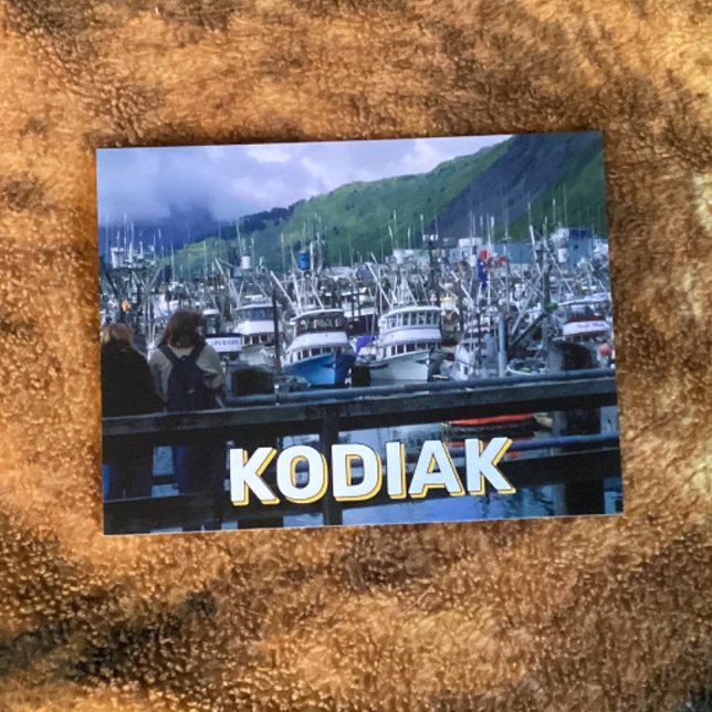 Carte Postale Port De Bateaux À Kodiak, Alaska (Créateur téléchargé)
