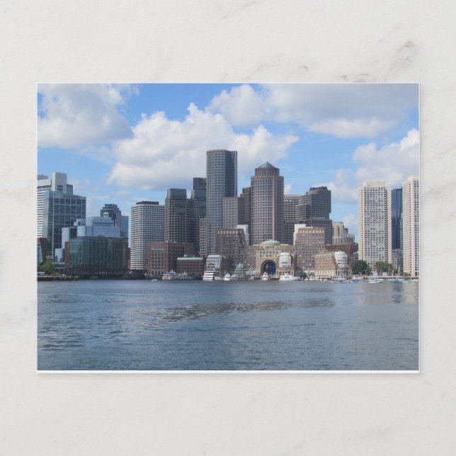 Carte Postale Port de Boston (Devant)