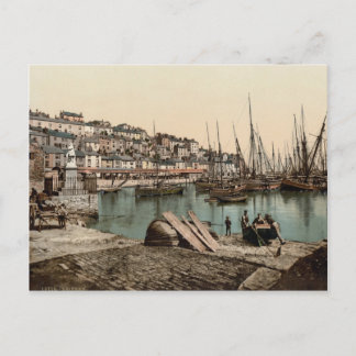 Carte Postale Port de Brixham, Devon c.1895