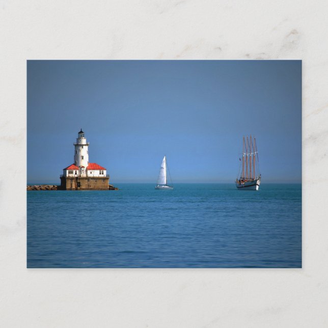 Carte Postale Port de Chicago (Devant)