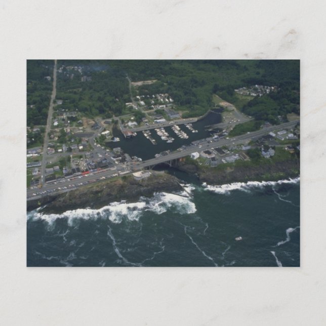 Carte Postale Port de Depoe Bay (Devant)