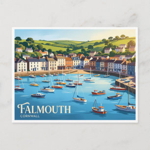 Carte Postale Port de Falmouth Angleterre
