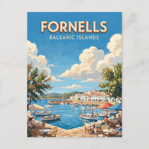 Carte Postale Port de Fornells Espagne