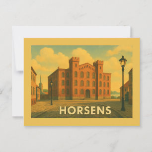 Carte Postale Port de Horsens Danemark