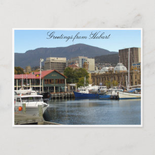 Carte Postale port de la constitution hobart