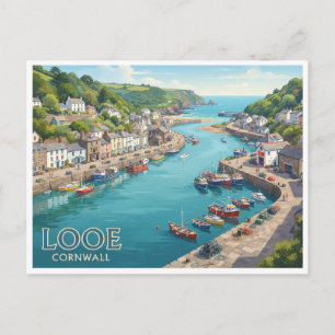 Carte Postale Port de Looe Angleterre