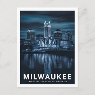 Carte Postale Port de Milwaukee, Wisconsin