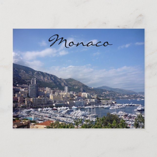 Carte Postale port de monaco (Devant)