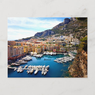 Carte Postale Port de Monaco