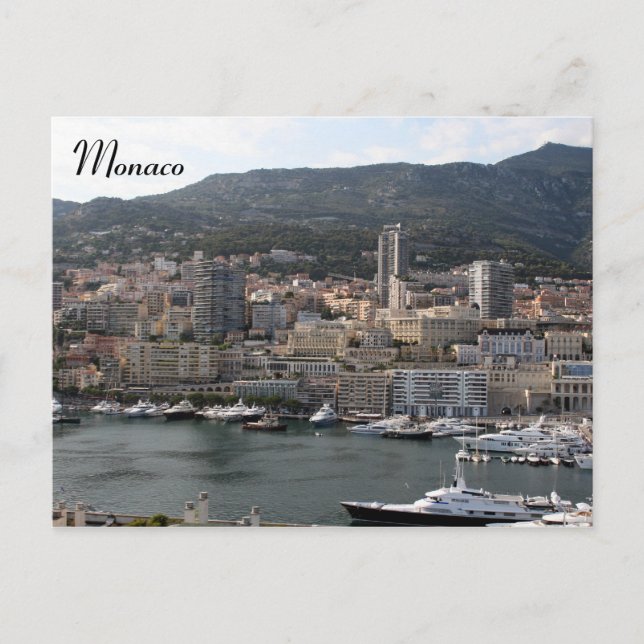 Carte Postale port de monaco (Devant)