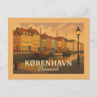Carte Postale Port de Nyhavn à Copenhague