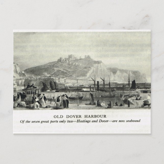 Carte Postale Port de Old Dover (Devant)