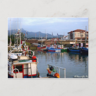 Carte Postale Port de pêche Basque