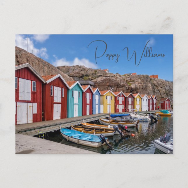 Carte Postale Port de pêche, Pittoresque côtier (Devant)