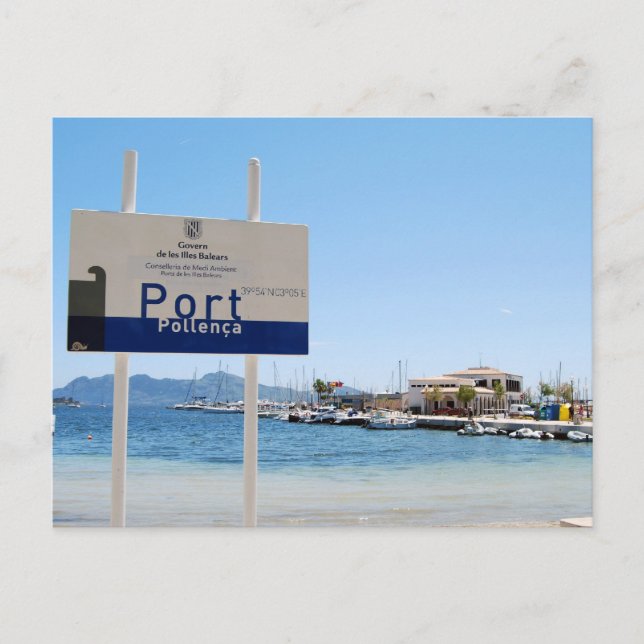 Carte postale Port de Pollensa (Devant)