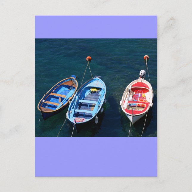 Carte Postale Port de Riomaggiore (Devant)